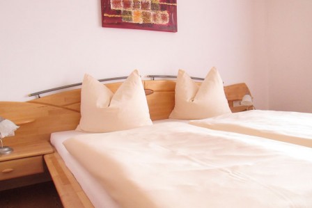 Schlafzimmer im Appartement Mattes